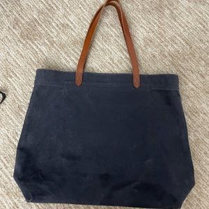 Madewell The Canvas Transport Tote in Navy